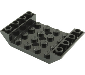 LEGO Noir Pente 4 x 6 (45°) Double Inversé avec Open Centre avec 3 trous (30283 / 60219)