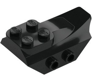 LEGO Black Slope Brick with Wing and 4 Top Studs and Side Studs (79897)