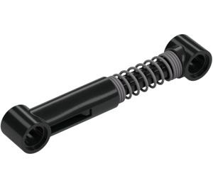 LEGO Black Small Shock Absorber with Hard Spring with Tight End Coils (89954)