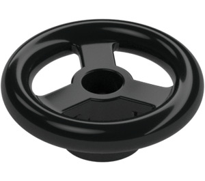 LEGO Black Small Steering Wheel (16091 / 30663)