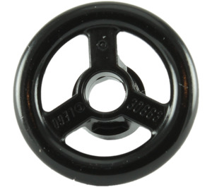 LEGO Black Small Steering Wheel (16091 / 30663)