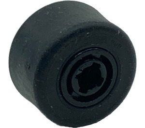 LEGO Black Small Wheel With Slick Tyre (Round Hole)