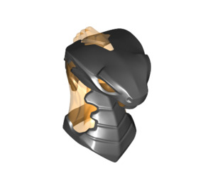LEGO Black Snake Char Minifigure Head (49588)