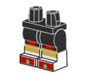 LEGO Schwarz Sonic Beine (73200)
