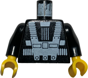 LEGO Schwarz Spaceman Minifigur Torso (973)