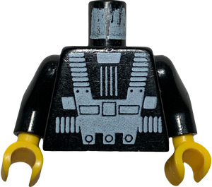 LEGO Schwarz Spaceman Minifig Torso (973)