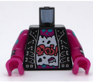 LEGO Black Squid Drummer Torso (973)