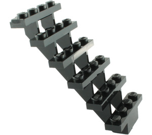 LEGO Schwarz Treppe 7 x 4 x 6 Open (30134)