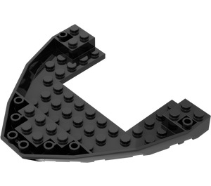 LEGO Musta Stern 12 x 10 (47404)