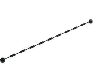 LEGO Black String with Coupling Points and End Studs 1 x 21 (1155 / 63141)