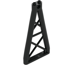 LEGO Black Support 1 x 6 x 10 Girder Triangular (64449)