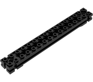 LEGO Noir Support 2 x 16 x 2 Poutre Triangulaire (30518)