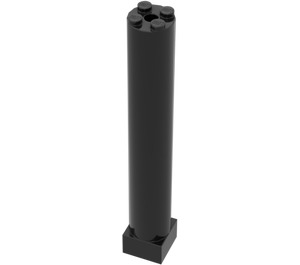 LEGO Negro Support 2 x 2 x 11 Sólido Pillar Base (6168 / 75347)