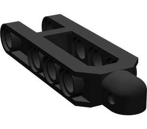 LEGO Noir Suspension Bras avec Arrondi Balle Socket (Douille pleine boule)