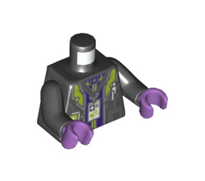 LEGO Schwarz Syntax Minifigur Torso (973 / 76382)