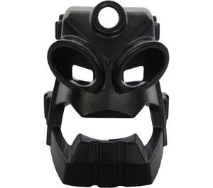 LEGO Black Technic Bionicle Mask from Canister Lid (Piraka Reidak)