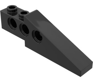 LEGO Schwarz Technic Backstein Flügel 1 x 6 x 1.67 (2744 / 28670)