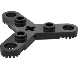 LEGO Schwarz Technic Rotor 3 Klinge (2712)