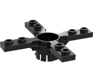 LEGO Zwart Technic Rotor 4 Lemmet 7 Diameter (2906)