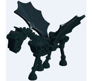 LEGO Black Thestral Skeletal Winged Horse