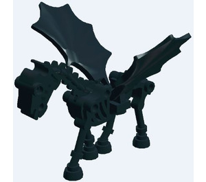 LEGO Черно Thestral Skeletal Winged Horse