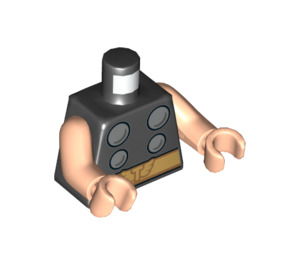 LEGO Black Thor Minifig Torso (973 / 76382)