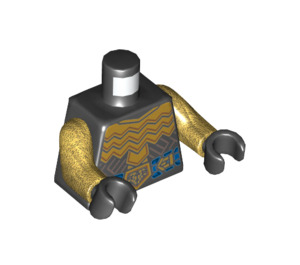 LEGO Schwarz Thorin Oakenshield Minifig Torso (973 / 76382)