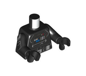 LEGO Noir TIE Fighter Pilote Torse (973)