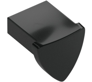 LEGO Black Tile 1 x 1 with Shield (35463)