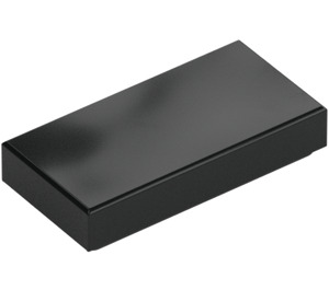 LEGO Black Tile 1 x 2 with Groove (3069 / 30070)