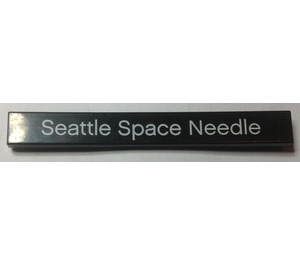 LEGO Noir Tuile 1 x 8 avec "Seattle Espacer Needle" (4162)