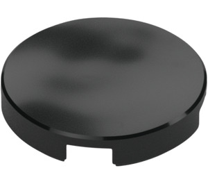 LEGO Black Tile 2 x 2 Round with Bottom Stud Holder (14769)