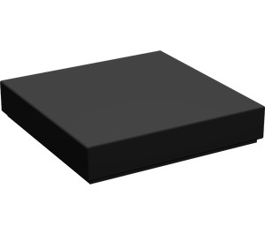 LEGO Black Tile 2 x 2 (Undetermined Groove - To be deleted)