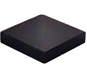 LEGO Black Tile 2 x 2 without Groove