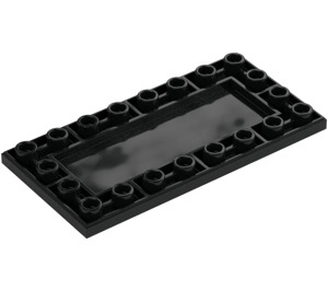 LEGO Schwarz Fliese 4 x 8 Invers (83496)