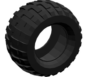 LEGO Black Tire Ø107.2 x 62 Balloon (32298)