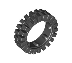 LEGO Black Tire Ø24 x 8 with Ridges Inside (3483)