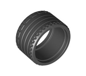 LEGO Black Tire Ø37 X 22 ZR Low Profile (55978)