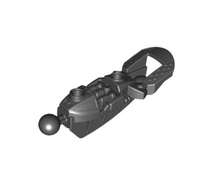 LEGO Noir Toa Upper Jambe / Knee Armor avec Balle Joints (53548)