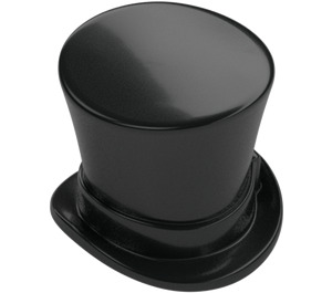 LEGO Sort Top Hat med Upturned Brim (27149)