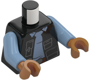 LEGO Zwart Minifiguur Torso