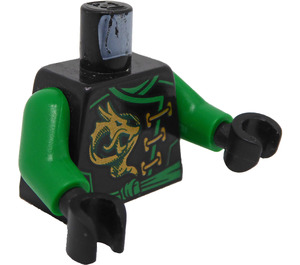 LEGO Svart Overkropp Ninjago Lloyd - Skybound (973)