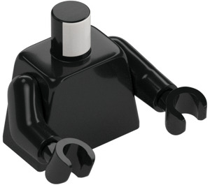 LEGO Black Torso with Arms and Hands (73403 / 76382)