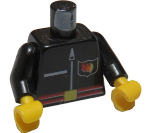 LEGO Schwarz  Town Torso (973)