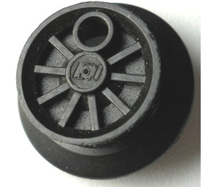 LEGO Black Train Middle Wheel for 12V Motor
