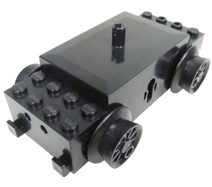 LEGO Svart Tåg Motor, 12V 2 Kontakthål