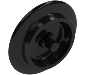 LEGO Black Train Wheel 16.6 / 23mm (38340)