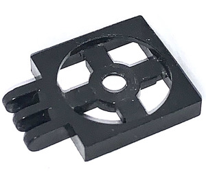 LEGO Black Turntable 2 x 2 Plate Base with Hinge