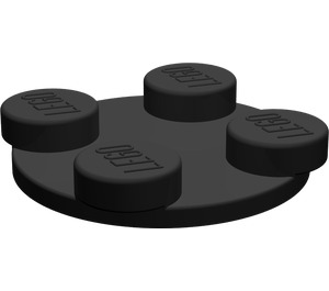 LEGO Black Turntable 2 x 2 Plate Top (3679)