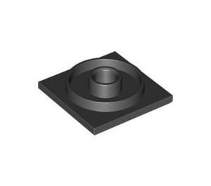 LEGO Black Turntable 4 x 4 Square Base (3403)